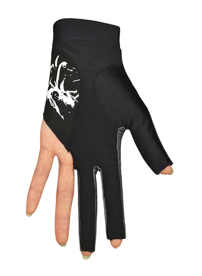 Three Cut Pool Cue Billiard Gloves S-M