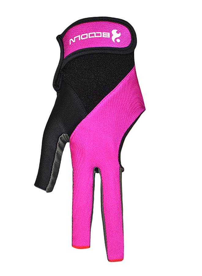 Three Cut Pool Cue Billiard Gloves M-L