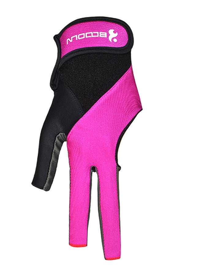 Three Cut Pool Cue Billiard Gloves S-M