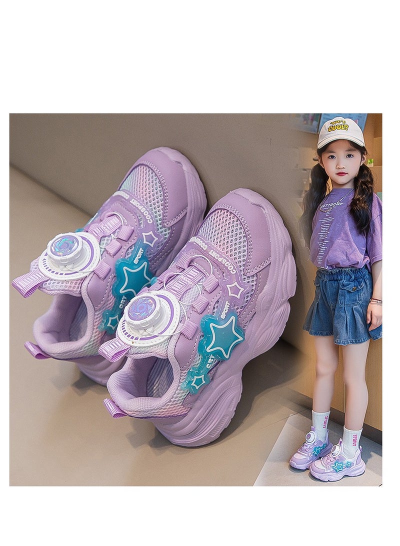 Sports Shoes With Light Soles, New Fashion Mesh Fabric, MediumAnd LargeChildren'sCasual Shoes