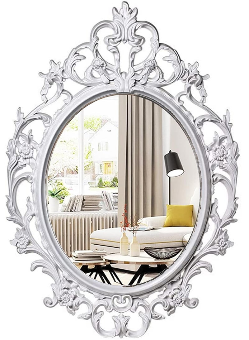 FFD 83x58cm Wall Mounted Makeup Mirror – Cosmetic Dressing Vanity Mirror for Bathroom, Living Room & Bedroom