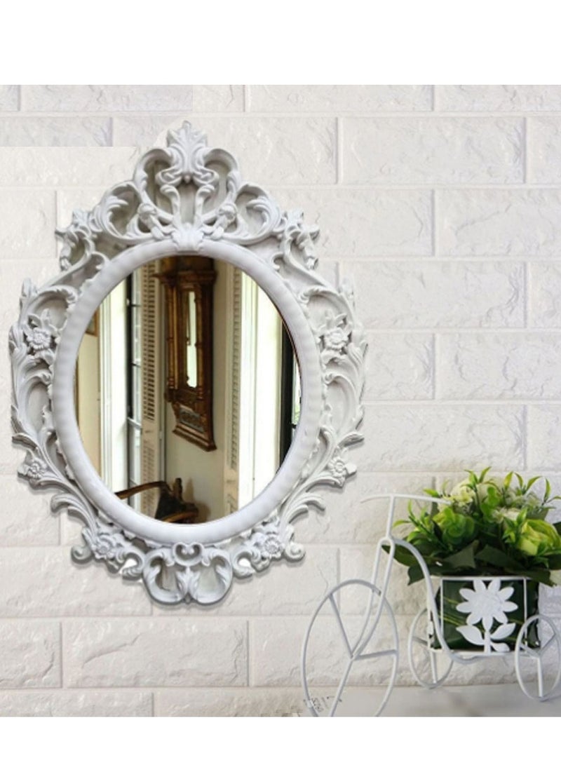 FFD 83x58cm Wall Mounted Makeup Mirror – Cosmetic Dressing Vanity Mirror for Bathroom, Living Room & Bedroom