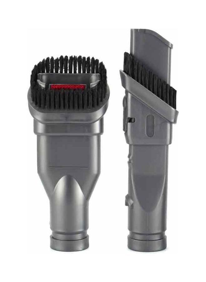 3-Piece Vacuum Cleaner Brush Tool Parts Adapter Kit Set NA-H10099 Silver/Red/Black