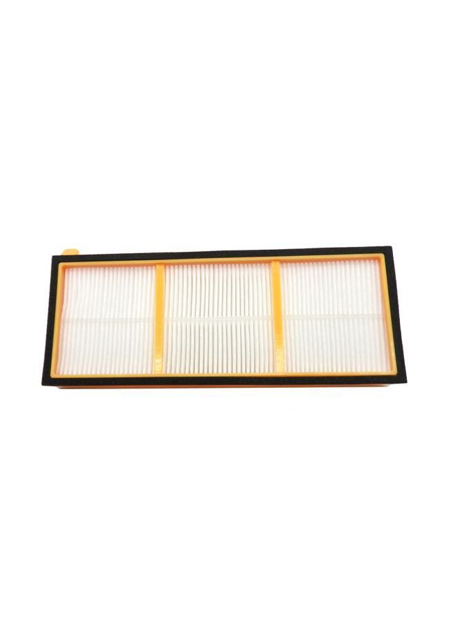 10-Piece Replacement Side Brushes And Filters Set H24301-19 White/Black/Yellow