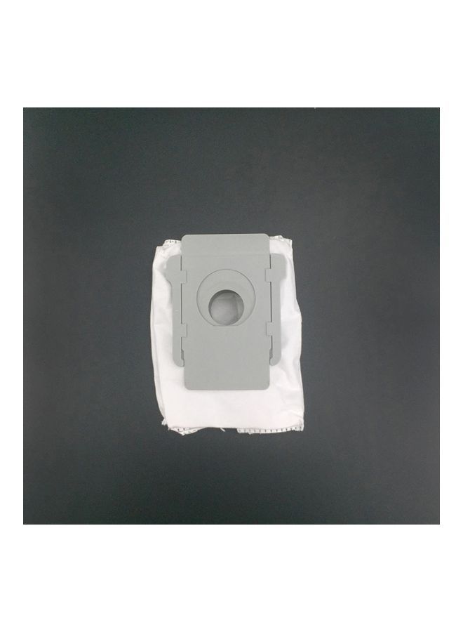 4-Piece Replacement Vacuum Cleaner Dust Disposal Bag H27131-3 White/Grey
