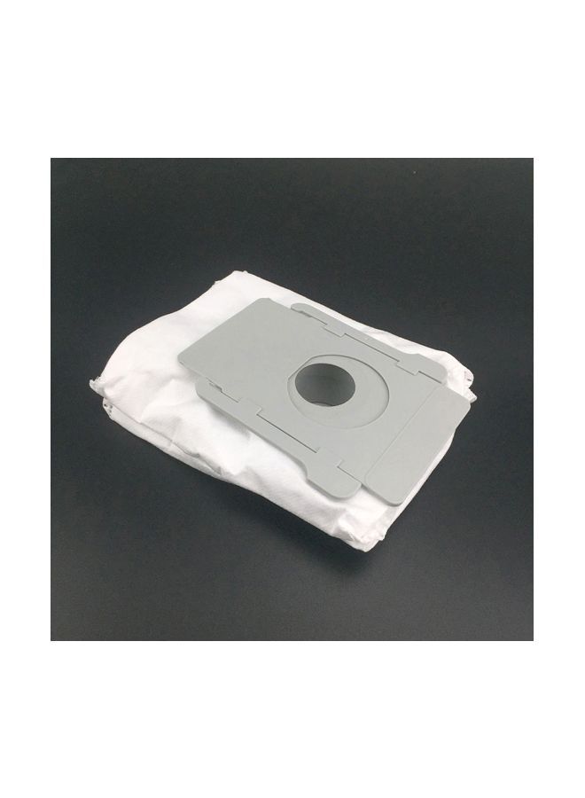4-Piece Replacement Vacuum Cleaner Dust Disposal Bag H27131-3 White/Grey