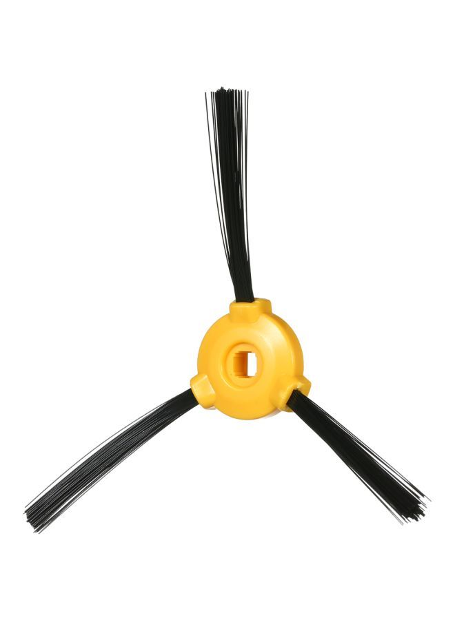 10-Piece Replacement 3-Armed Side Brushes For Ecovacs Deebot N79 N79S Robotic Vacuum Cleaner H22455-10 Black/Yellow