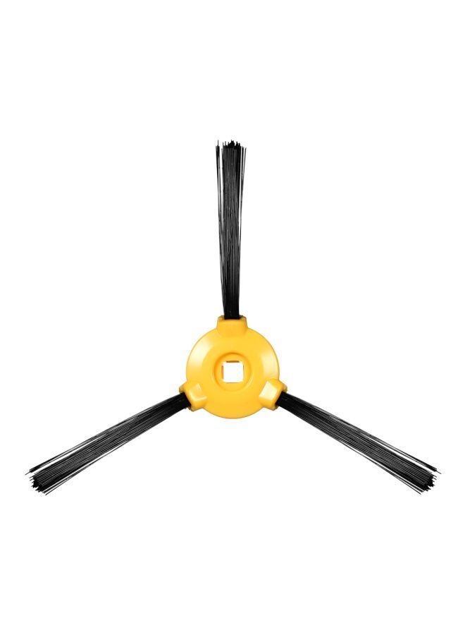 10-Piece Replacement 3-Armed Side Brushes For Ecovacs Deebot N79 N79S Robotic Vacuum Cleaner H22455-10 Black/Yellow