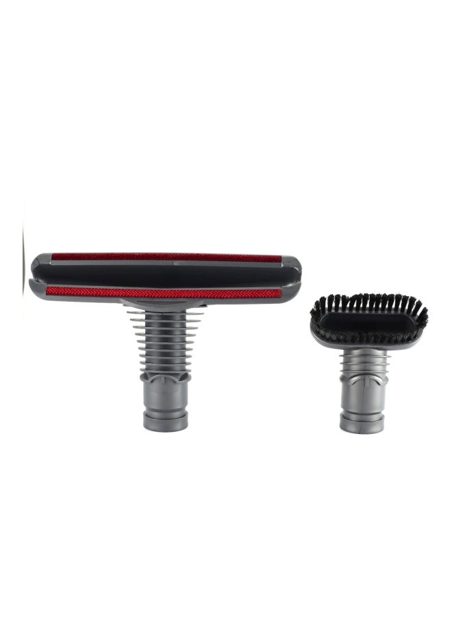 4-Piece Brush And Adapter Kit For Dyson Vacuum Cleaner DW2285 Grey/Black/Red