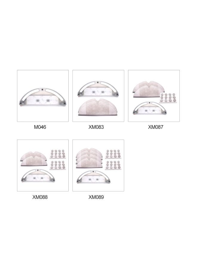 Pack Of 7 Vacuum Cleaner Replacement Part For Xiaomi Roborock H27929-5 White