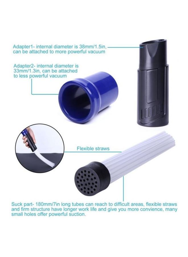 Vacuum Cleaner Accessory Attachment For Pet Hair Cleaners 2724623875897 White/Black/Blue
