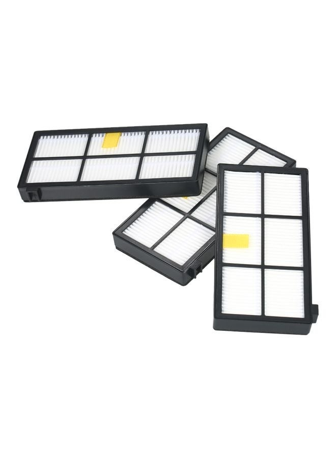 Pack of 12 Replacement Accessories Kit For iRobot Roomba 800 & 900 Series 805 860 861 864 866 870 880 890 891 894 960 961 964 966 980 Vacuum Cleaner H21096 Multicolour
