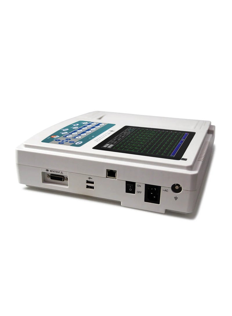 ECG1200G Digital 12 channel/lead EKG+PC Sync software, Electrocardiograph Touch Screen