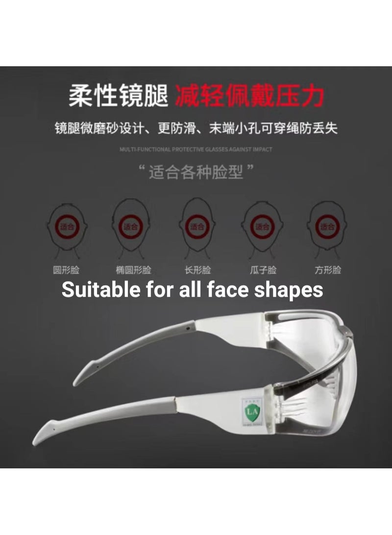 3M goggles, windproof, dustproof, impact resistant, cycling protective goggles, industrial cutting and splashing resistant, Impact Resistance Anti-Fog Scratch UV-Protection Safety Goggles