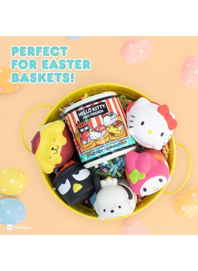 Hamee Sanrio Hello Kitty and Friends Cute Water Filled Surprise Capsule Squishy Toy [Sushi] [Birthday Gift Bag, Party Favor, Gift Basket Filler, Stress Relief Toy] â€“ 1 Pc. (Mystery â€“ Blind Capsule)