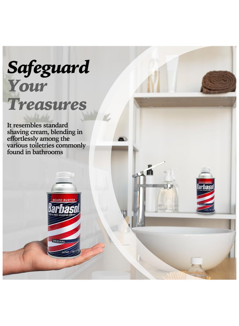 Fake Soup Can Diversion Safe - Secret Stash Safes - Keep Your Valuables Safe - like Jewelry, Cash, Money, Coins, Car Keys - Storage Home Security, Secret Hidden Diversion Containers (man)