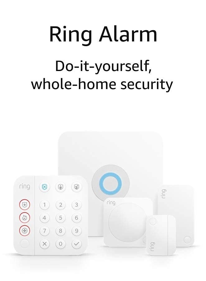 Ring Alarm 5-Piece Kit - home security system with 30-day free Ring Protect Pro subscription