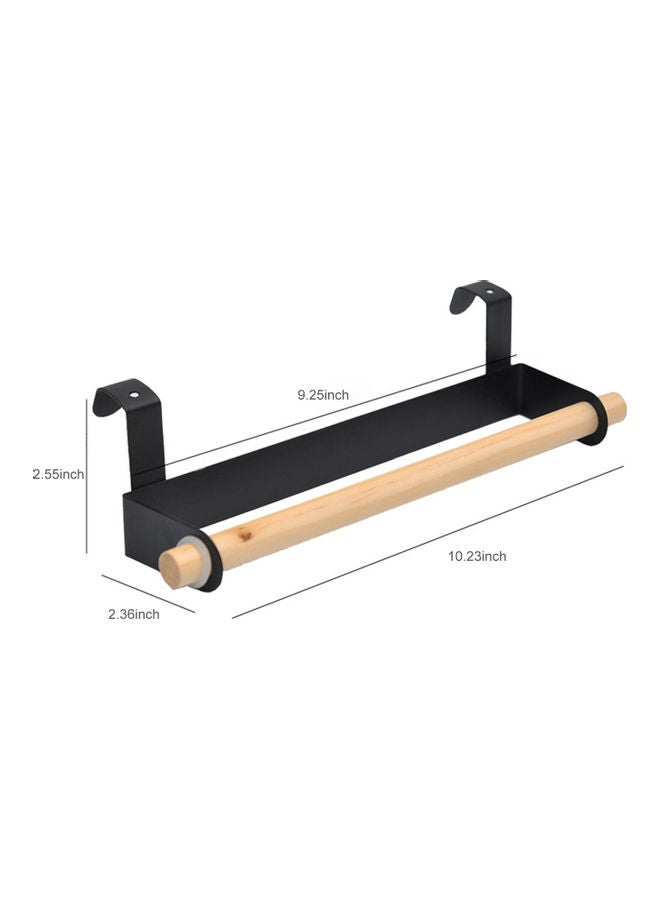 Designer Towel Rack Black/Brown 10.23 X 9.25 2.55 2.36inch