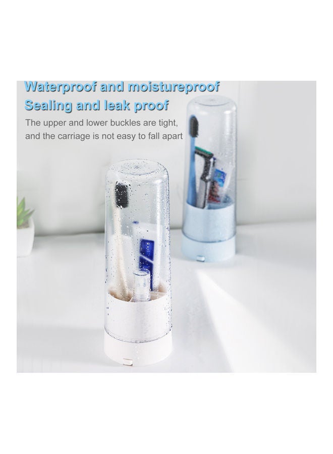 Travel Toothbrush Holder Blue 22.50x8.00x8.30cm