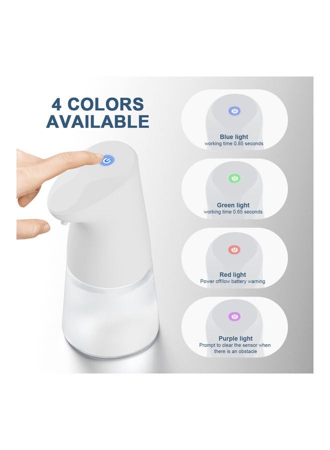 Touchless Hands-Free Infrared Motion Sensor Liquid Sprayer White 450ml