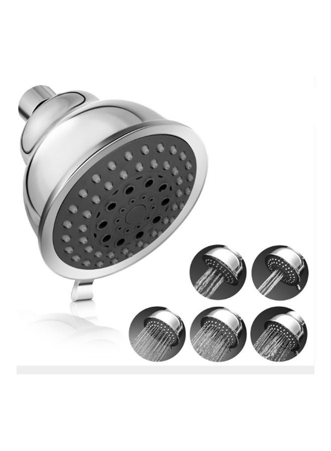 High Pressure Shower Head Silver/Grey 11 x 11cm