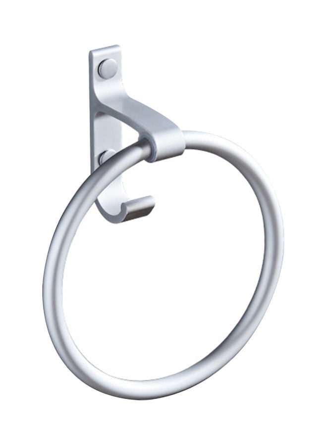 Ring Shaped Towel Hanger Silver 16 X 7 16cm