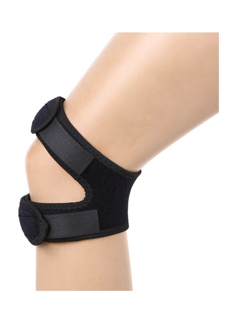 2 Pack Patella Knee Strap Adjustable Pain Relief Patellar Tendon Support for Basketball Running Jumpers Black 16cm