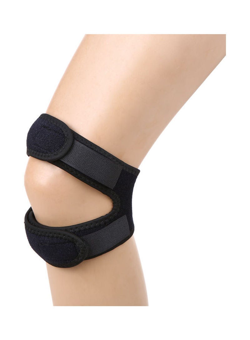 2 Pack Patella Knee Strap Adjustable Pain Relief Patellar Tendon Support for Basketball Running Jumpers Black 16cm