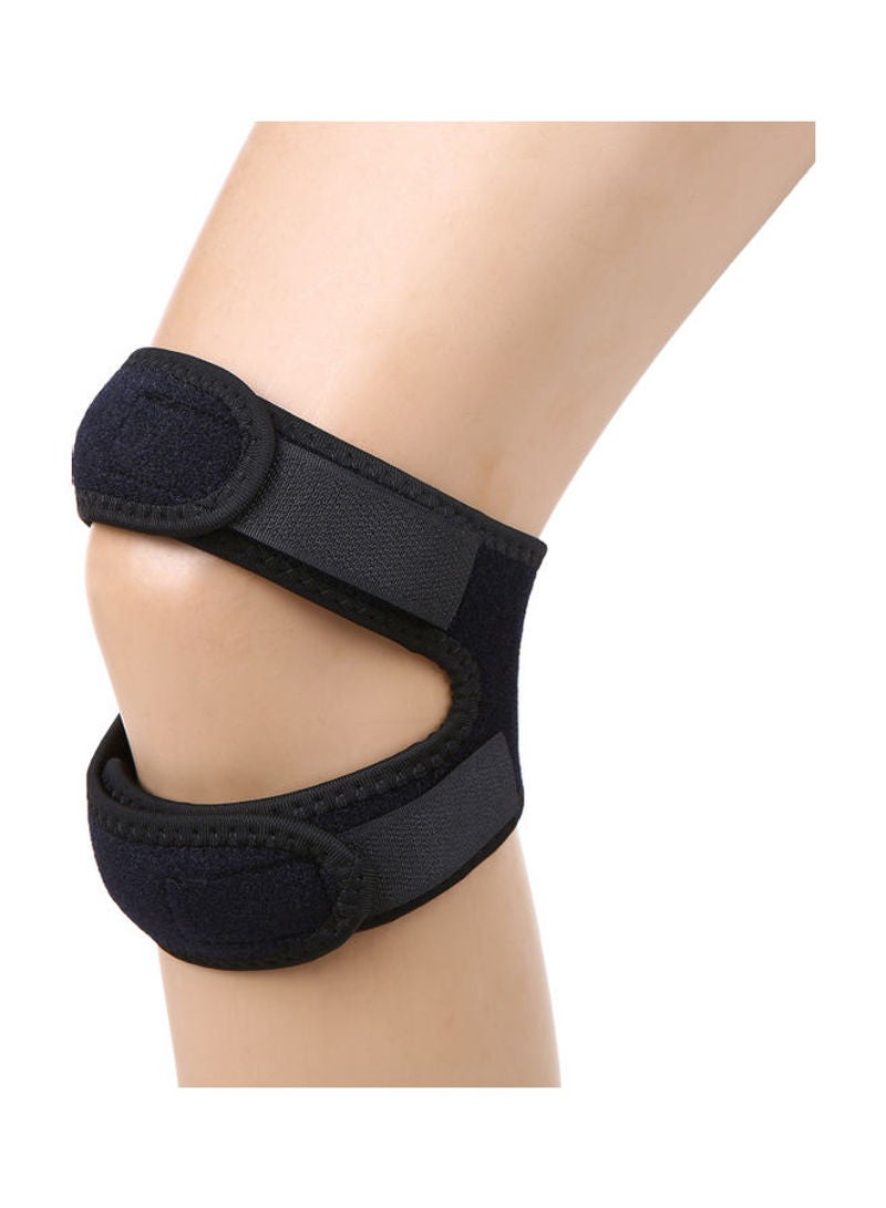 2 Pack Patella Knee Strap Adjustable Pain Relief Patellar Tendon Support for Basketball Running Jumpers Black 16cm