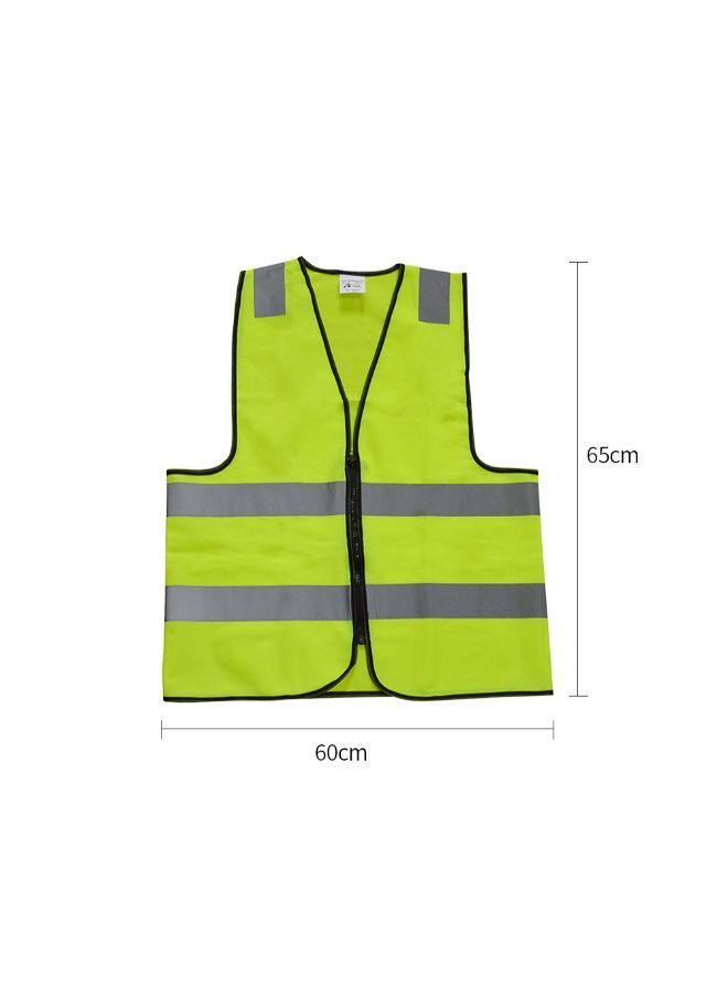 High Visibility Safety Vest Yellow 60 x 65centimeter