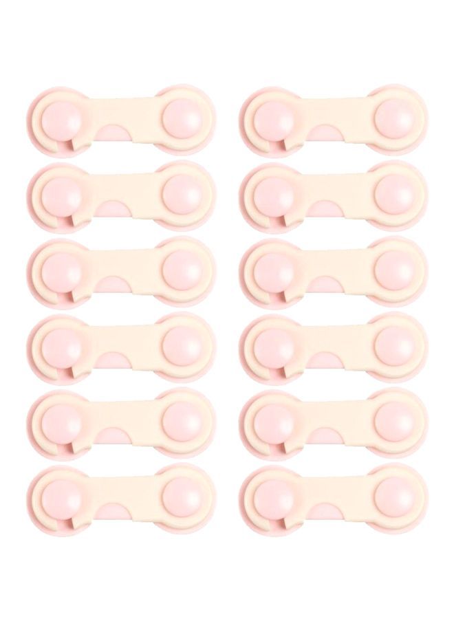 12-Piece Child Safety Device Pink/White