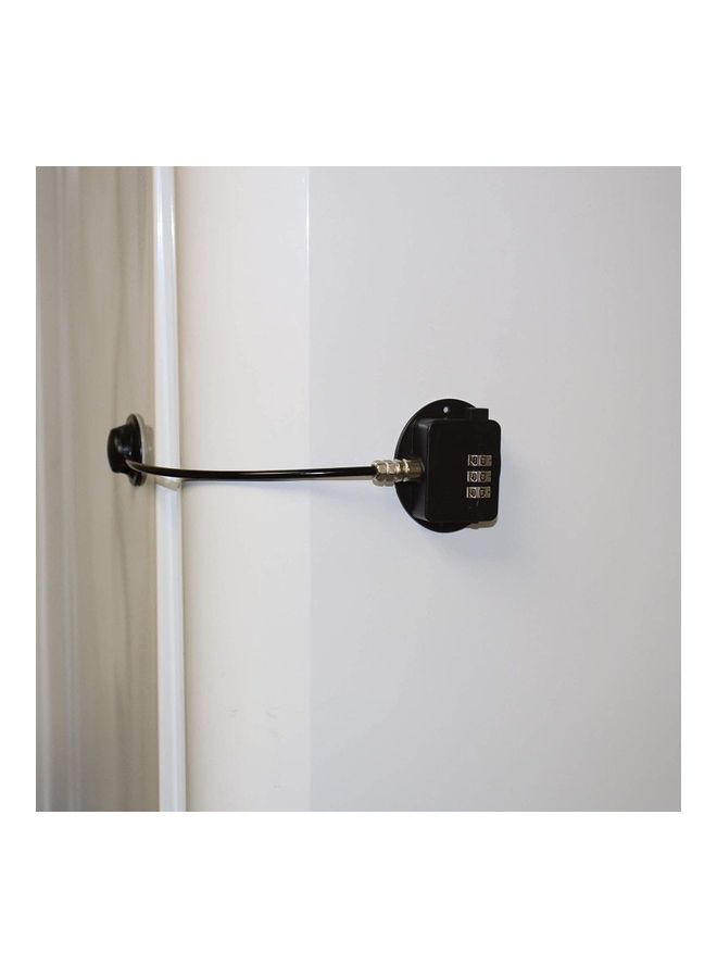 Refrigerator Combination Door Lock Black