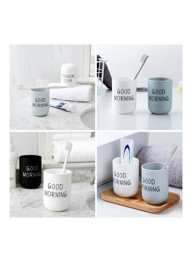 Toothbrush Holder Cup Toothpaste Travel Container Electric Case Flosser Storage Organizer Mugs Towel Blue 10.0x7.2x7.2cm