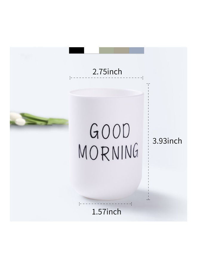 Toothbrush Holder Cup Toothpaste Travel Container Electric Case Flosser Storage Organizer Mugs Towel Blue 10.0x7.2x7.2cm