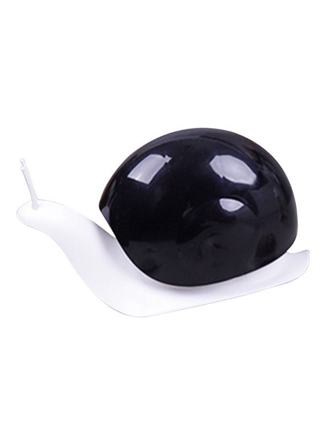 Snails Shaped Bathroom Soap Dispenser Black/White 17.5x7.2x11cm