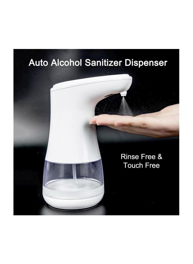 Automatic Sanitizer Disinfectant Dispenser White 360ml