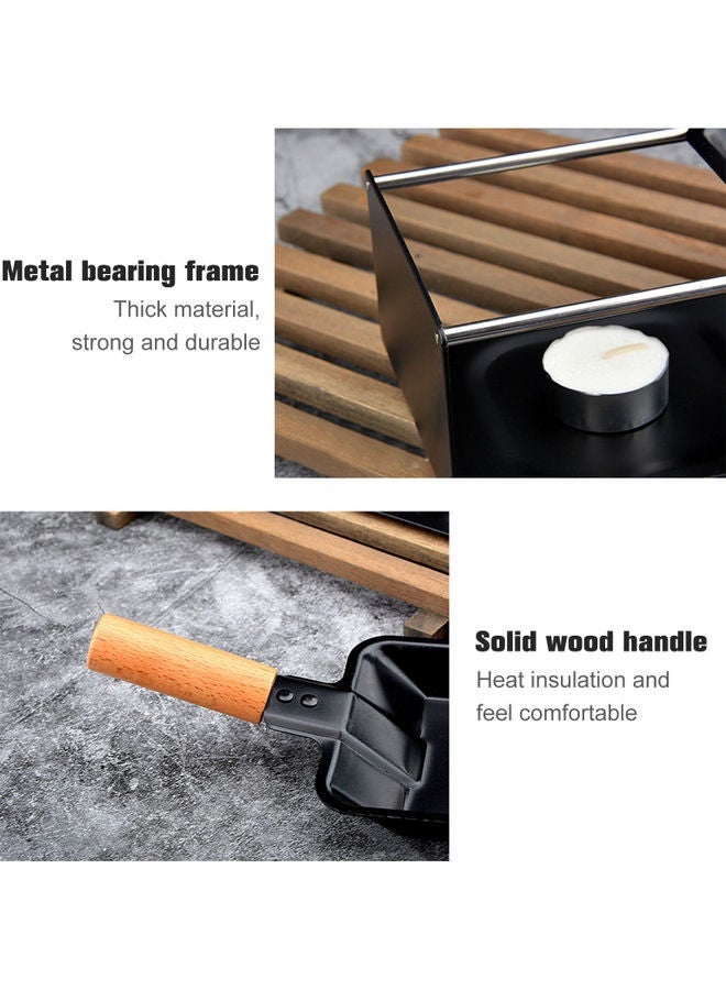 Non-Stick Cheese Melter Pan Black/Brown 23.50x7.00x10.50cm