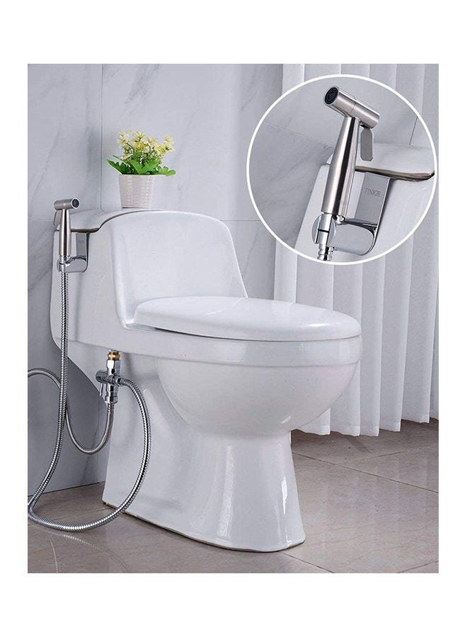 Handheld Bidet Sprayer Kit Silver