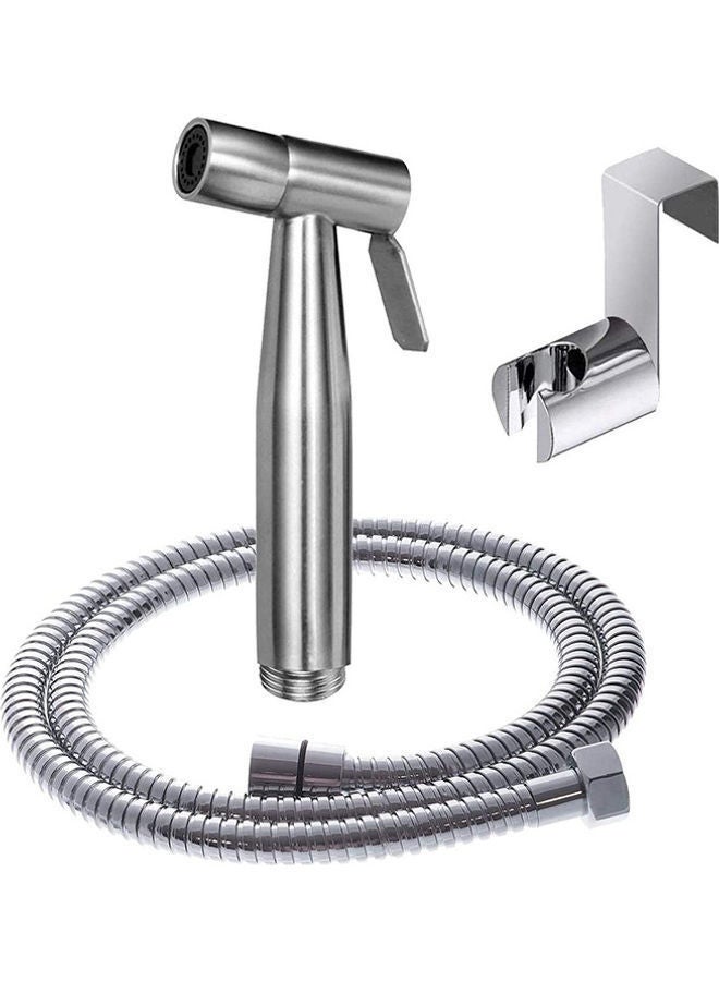 Handheld Bidet Sprayer Kit Silver