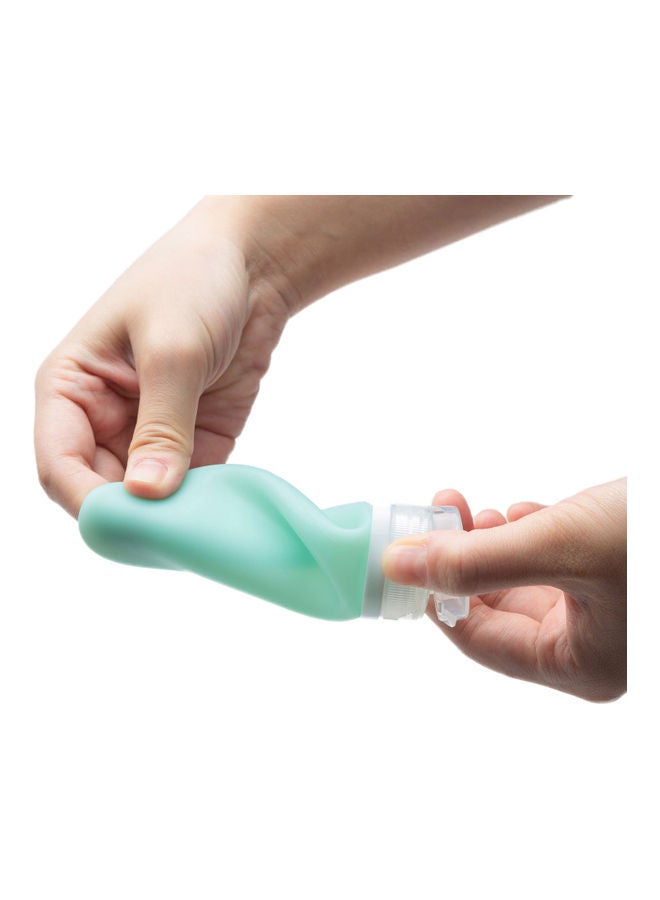 3 Piece Soft Silicone Travel Bottles Green 14.00 X 3.00 12.00cm
