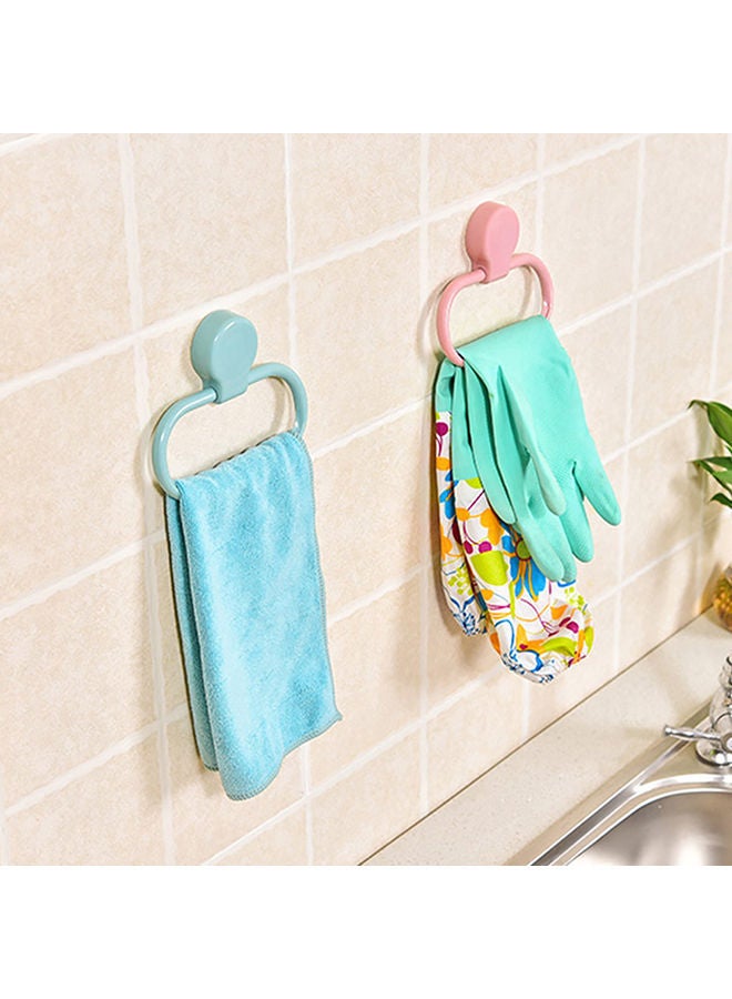 Plastic Towel Ring White 18x17.5x3cm