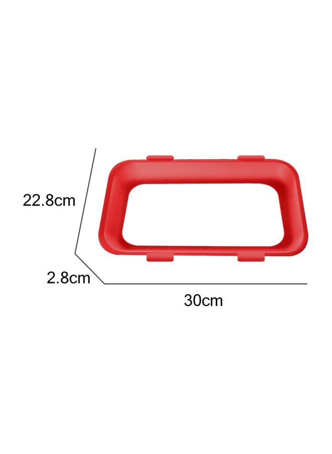 Refrigerator Preservation Tray Red 30X2.8X22.5centimeter