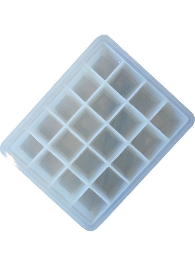 Square Chocolate Cookies Mold Ice Cube Tray Transparent