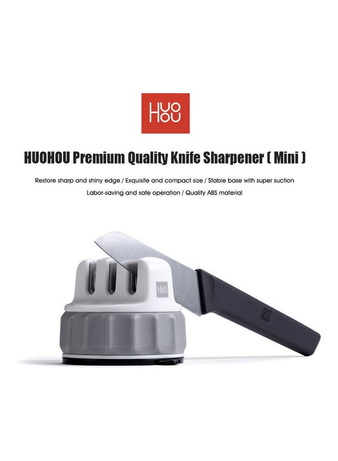 Premium Quality Knife Sharpener White 10x8x10cm