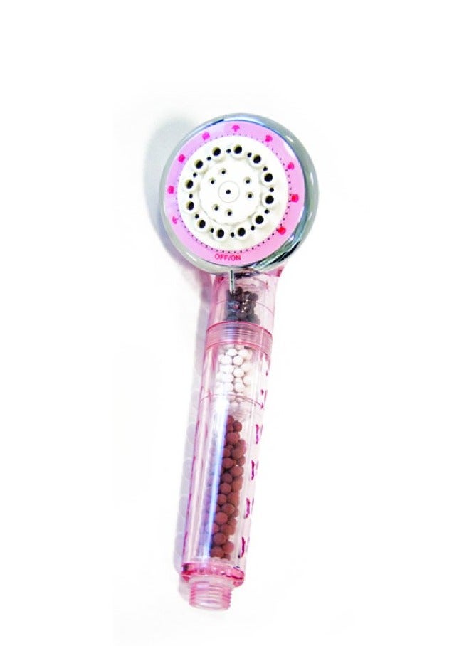 Shower filter head - pink