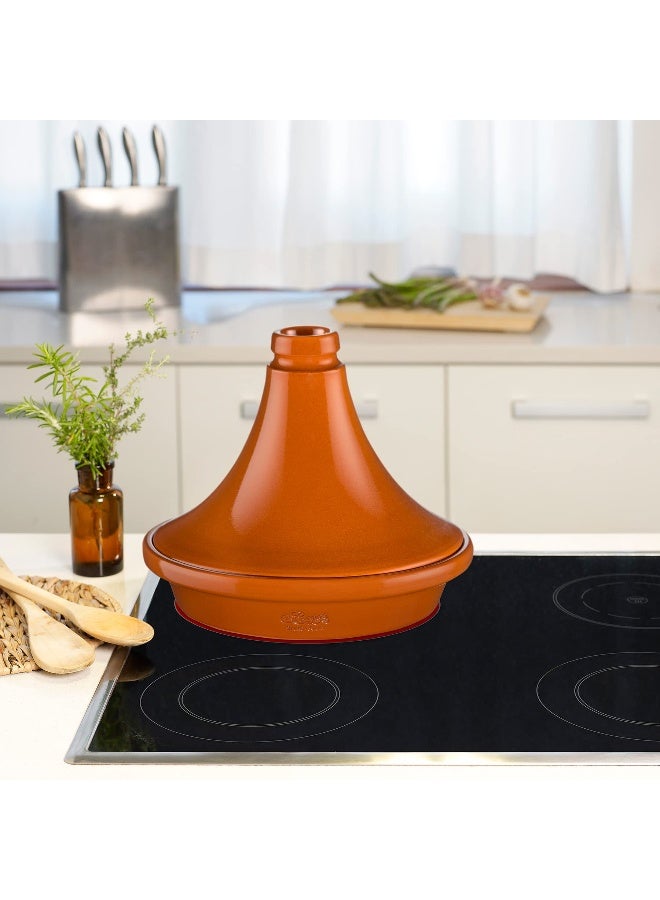 Spanish Clay Pot Tajine Traditional Mud Pot Tagine 17CM