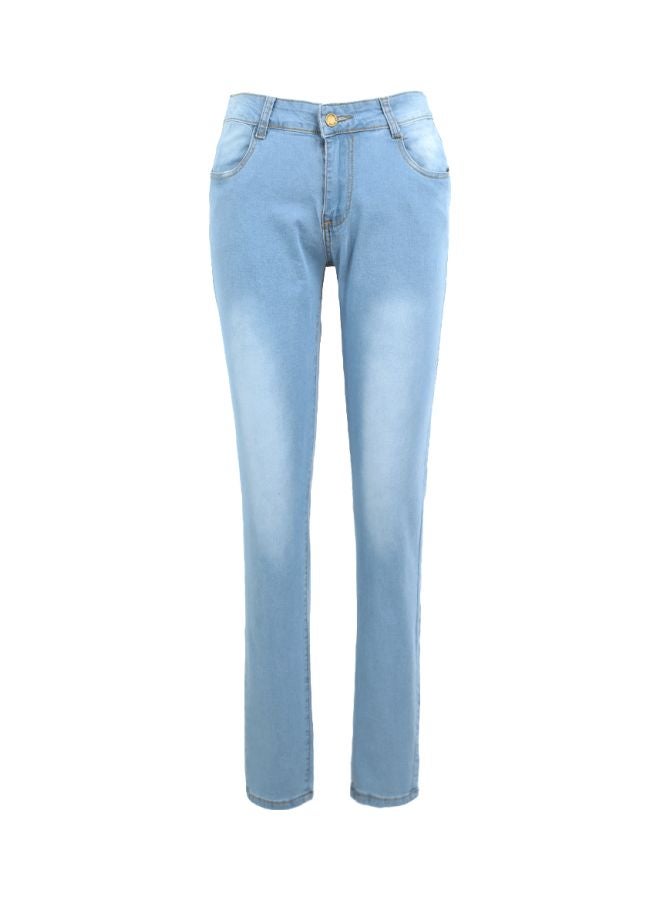 High Waist Jeans Blue