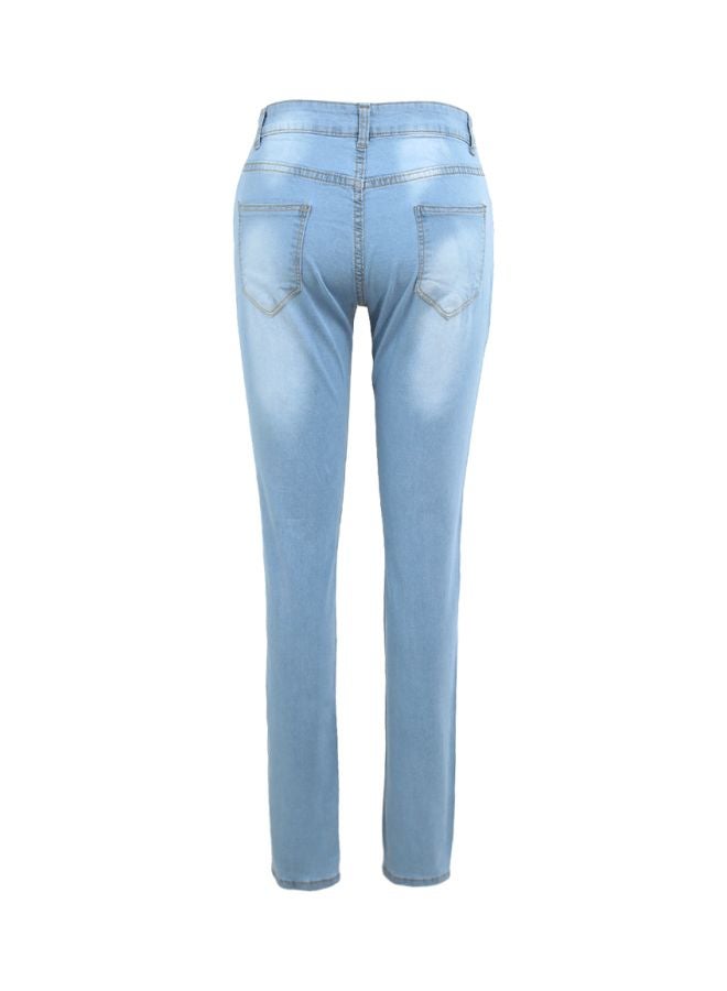 High Waist Jeans Blue