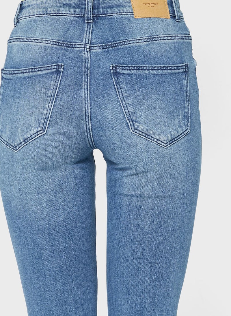 Flared Hem Jeans