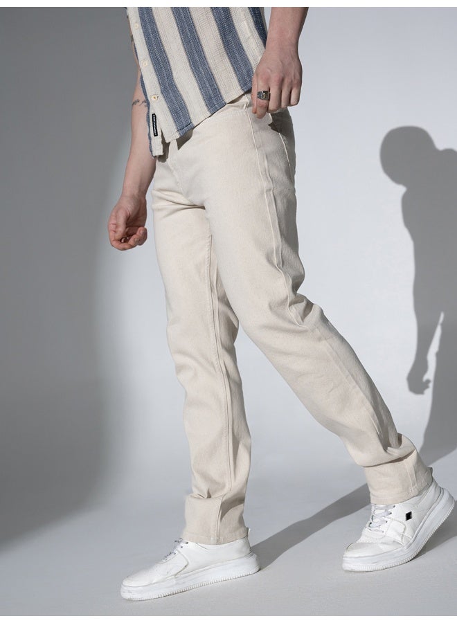 Men's Off White Jeans - Trendy and Versatile Denim